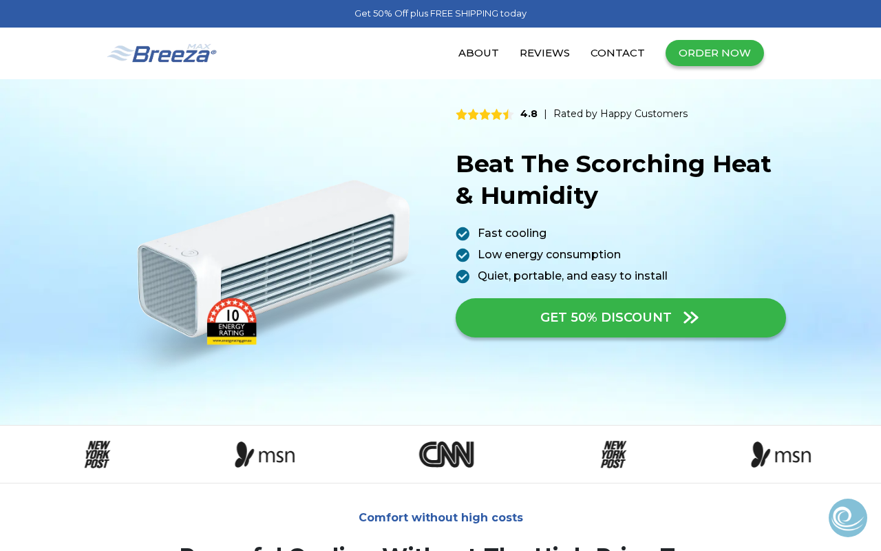 Screenshot of breezamaxau.com
