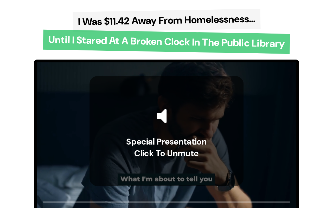 Screenshot of dailycashclock.com