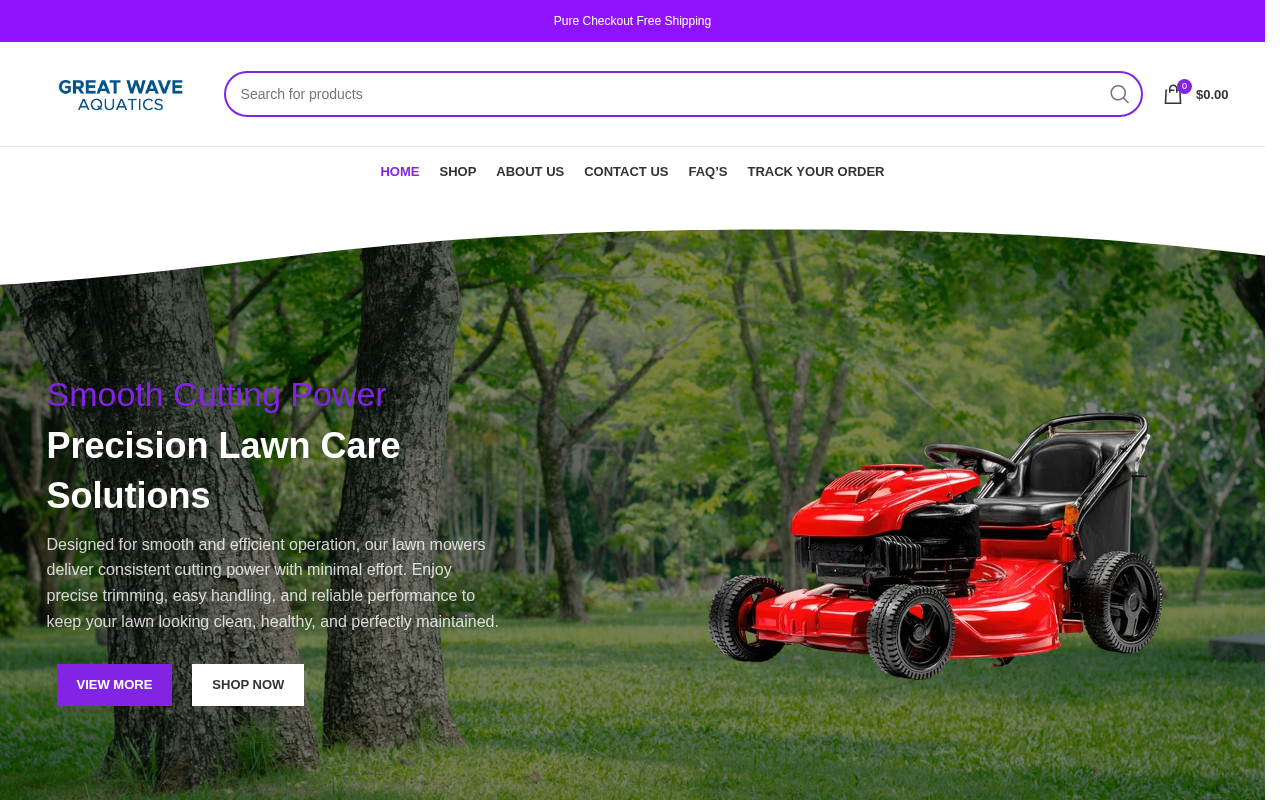 Screenshot of greatwaveaquatics.com