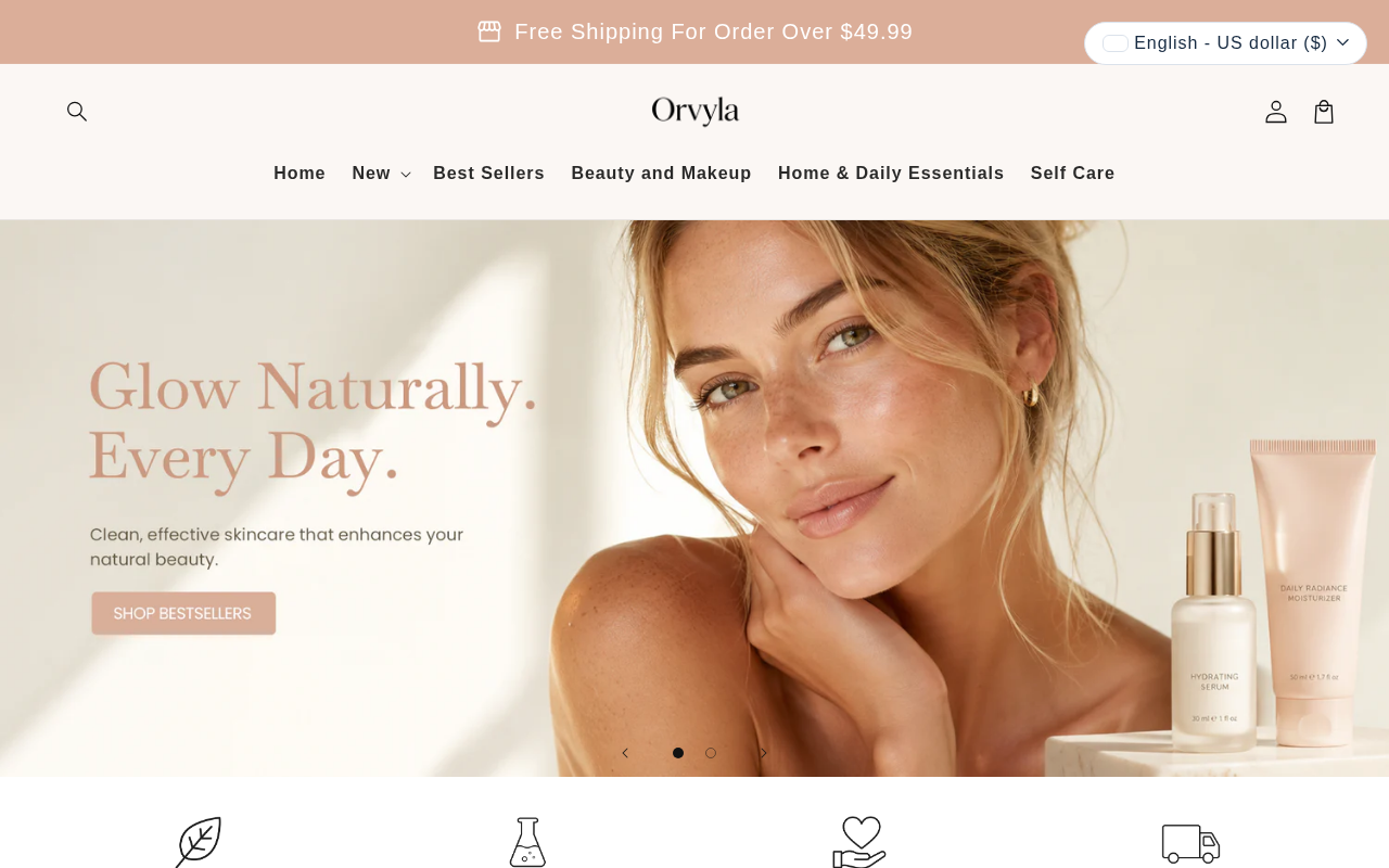 Screenshot of orvyla.com