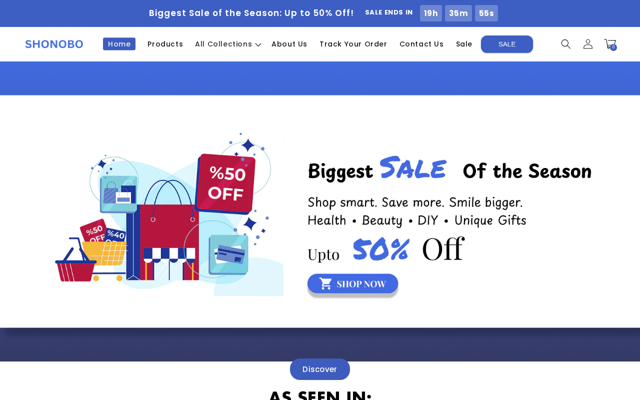 Screenshot of shonobo.com