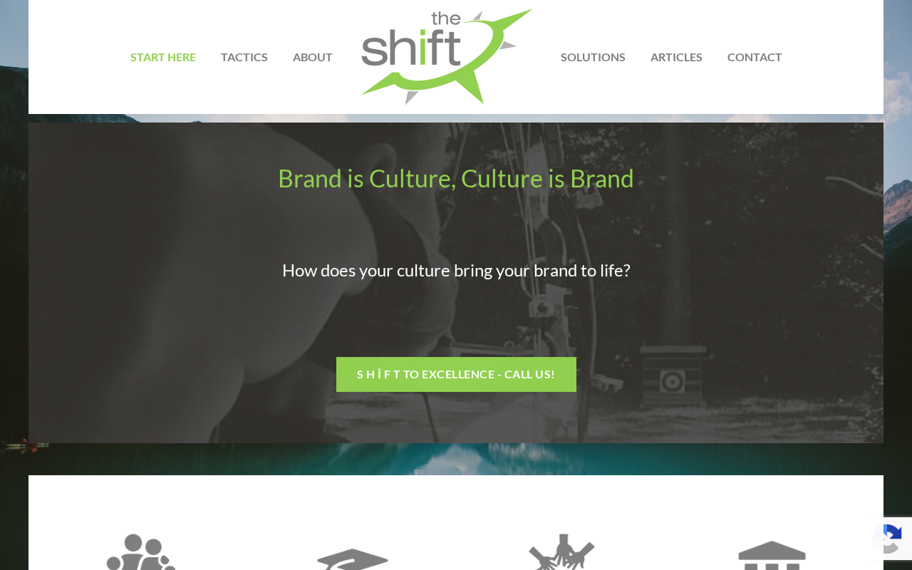 Screenshot of theshift.org.za