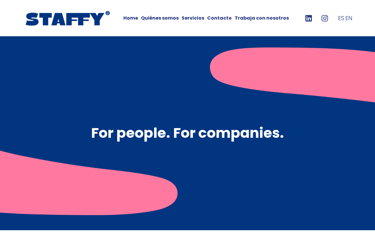 Screenshot of wearestaffy.com